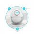 DuoSmart Sensor Movimiento PIR de Montaje en Techo/Pared con Sirena Integrada C10, Inalámbrico, WiFi, hasta 8 Metros  2