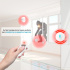 DuoSmart Kit Sistema de Alarma C20, Inalambrico, WiFi, RF, incluye Panel/PIR/Magneto/Llavero  3