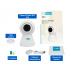 DuoSmart Cámara de Seguridad IP Smart WiFi Domo IR para Interiores E20, Alámbrico, 1920x1080 Full HD, Día/Noche   7