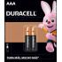 Duracell Pila Alcalina AAA, 2 Piezas  1