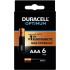 Duracell Pila AAA, 1.5V, 6 Piezas