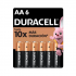 Duracell Pila Alcalina AA, 1.5V, 6 Piezas  1