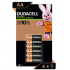 Duracell Pila Recargable AA, 1.2V, 6 Piezas