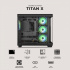 Gabinete DXT Gaming Titan X, Midi-Tower, ATX/Micro-ATX/Mini-ITX, USB 2.0/3.0, sin Fuente, 4 Ventiladores Instalados, Negro - Imagen adicional 4