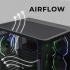Gabinete DXT Gaming Titan PRO, Mini-Tower, Micro-ATX/Mini-ITX, USB 2.0/3.0, sin Fuente, 3 Ventiladores Instalados, Negro - Imagen adicional 6
