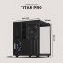 Gabinete DXT Gaming Titan PRO, Mini-Tower, Micro-ATX/Mini-ITX, USB 2.0/3.0, sin Fuente, 3 Ventiladores Instalados, Negro - Imagen adicional 5