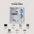 Gabinete DXT Gaming Titan PRO, Mini-Tower, Micro-ATX/Mini-ITX, USB 2.0/3.0, sin Fuente, 3 Ventiladores Instalados, Blanco - Imagen adicional 4