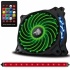 Ventilador Eagle Warrior RGB FAN, 120mm, Negro, 2 Piezas + Tira LED