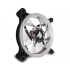 Ventilador Eagle Warrior Aurora LED Blanco, 120mm, 1200RPM, Negro