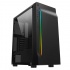Gabinete Eagle Warrior Mission con Ventana RGB, Tower, ATX/Micro-ATX, USB 2.0/3.0, sin Fuente, Negro  1