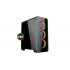 Gabinete Eagle Warrior Mayan Warrior con Ventana RGB, Midi-Tower, ATX/Micro-ATX, USB 3.1, sin Fuente, Negro