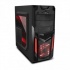 Gabinete Gamer Eagle Warrior CG-05R0 Rojo, ATX/micro-ATX, USB 2.0/3.0, sin Fuente, Negro