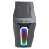 Gabinete Eagle Warrior LOOP con Ventana RGB, Midi-Tower, ATX, USB 2.0/3.0, sin Fuente, Negro