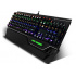 Teclado Gamer Eagle Warrior Revolution LED RGB, Teclado Mecánico, Alámbrico, Negro (Inglés)