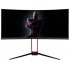 Monitor Gamer Curvo Eagle Warrior M2736QP LED 27", Quad HD, FreeSync, 144Hz, HDMI, Negro/Rojo  1
