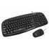 Kit de Teclado y Mouse Easy Line Balance, Alámbrico, USB, Negro (Español)  1