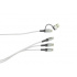 Easy Line Cable USB A Macho - USB C/Micro-USB B/Lightning Macho, 1.2 Metros, Blanco  2