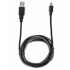 Easy Tech Cable USB USB A Macho - Mini-USB A Macho, 1.8 Metros, Negro  1
