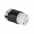 Eaton Conector de Nylon AH5669, 15A, 250V, NEMA 6-15R, Negro/Blanco  2