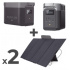 Ecoflow Estación de Carga DLT2MAX-KIT-BPLUS, 2.400W, 2.048Wh, 4 x USB-A, 2 x USB-C, 4 Salidas  5