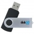 Memoria USB Edge DiskGO C2, 2GB, USB 2.0, Aluminio/Negro  1