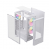 Gabinete Einarex P100 RGB, Midi-Tower, ATX/Micro-ATX/Mini-ITX, USB 2.0/3.0, sin Fuente, 3 Ventiladores Instalados, Blanco - Imagen adicional 1