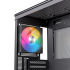 Gabinete Einarex PULSE PM400, Midi-Tower, Micro-ATX/Mini-ITX, USB 3.0, sin Fuente, 3 Ventiladores Instalados, Negro - Imagen adicional 7