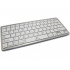 Teclado ELE-GATE TC05, Inalámbrico, Bluetooth, Plata/Blanco (Español) - Imagen adicional 1