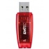 Memoria USB Emtec C400, 4GB, USB 2.0, Rojo  1
