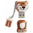 Memoria USB Emtec M329, 8GB, USB 2.0, Diseño Tigre - Imagen adicional 1
