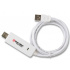 Encore Cable USB ENUFTA-PC, USB-A Macho - USB-A Macho, 1.8 Metros, Blanco  1