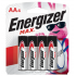 Energizer Pila AA4 Max, 1.5V, 48 Piezas  1