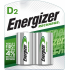 Energizer Cargador para 4 Pilas - incluye 2 Pilas D  2