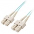 Enet Cable Fibra Óptica Dúplex Multimodo OM3 2x SC Macho - 2x SC Macho, 50/125, 10 Metros, Turquesa  1