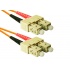 Enet Cable Fibra Óptica Dúplex OM1 2x SC Macho - 2x SC Macho, 20 Metros, Naranja  1