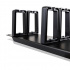 Enson Organizador de Cable Horizontal para Rack 2U, Negro  2