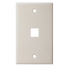 Enson Placa de Pared Universal, 1 Puerto, Blanco
