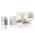 Enson Jack de Red Cat5e, RJ-45, Blanco  2