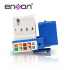 Enson Conector Jack RJ-45 Cat6 90 Grados, Azul  2