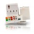 Enson Conector Jack RJ-45 Cat6 90 Grados, Blanco  1