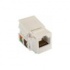 Enson Jack de Red Cat6a, RJ-45, Blanco  1