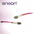 Enson Cable Fibra Óptica Multimodo OM4 LC Macho - LC Macho, Núcleo 50µm, Cubierta 125µm, 90cm, Rosa - Imagen adicional 1