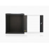 Enson Gabinete de Pared 19'', 12U, hasta 60kg, Negro ― Cuenta con algunos golpes en las esquinas.  2