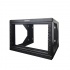 Enson Rack Abierto de Pared, 6U, Negro  2