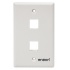 Enson Placa de Pared Cat6/Cat5e, 2 Puertos, Blanco  1