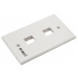 Enson Placa de Pared Cat6/Cat5e, 2 Puertos, Blanco  2