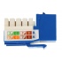Enson Jack de Red Cat5e, RJ-45, Azul  3