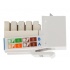Enson Jack de Red Cat6, RJ-45, Blanco  3