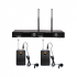 Epcom Kit de Micrófonos y Receptor UHF EP521UL, Inalámbrico, Negro  1