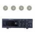 Epcom Amplificador de Audio EPB120E/4CS, Alámbrico, 1 Canal, Terminales de Abrazadera, 110V